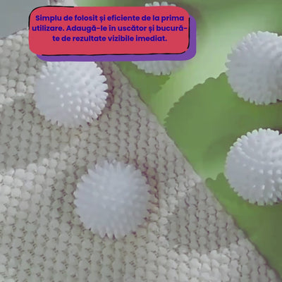 Lichidare de Stoc! Set 4 X Bile Pentru Uscarea Rapida a Rufelor