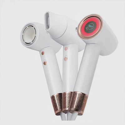 Uscator de Par 1600W cu Afisaj Luminos, 3 Trepte Temperatura, 2 Viteze si Cap Magnetic de Precizie – Uscare Rapida si Protectie Impotriva Supraincalzirii