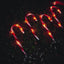 Decoratiune luminoasa 5 acadele, incarcare solara, 40 cm