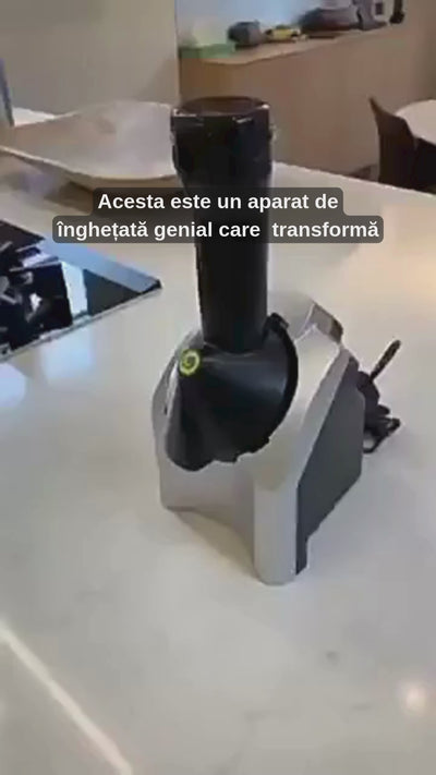 Masina Multifuntionala 3 in 1 pentru Inghetata, Sorbet si Deserturi din Fructe Congelate - Putere Mare, Design Compact!