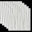 Set 5 x Tapet 3D Autoadeziv cu model argintiu, 70 X 70 cm x 6mm