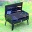 Gratar grill pliabil si portabil tip valiza cu accesorii incluse