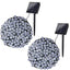 Set 2 x Instalatie solara 30m 300 leduri - alb rece
