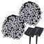 Set 2 x Instalatie solara 30m 300 leduri - alb rece