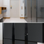 Set 3 x Folie neagra opaca pentru geam 45 x 300 cm