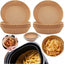 Tigaie Air Fry din ceramica + Set 50 hartii de copt 16 cm