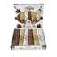 Suport de vase din inox cromat + Set 6 prosoape bumbac coffe