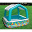 Piscina Gonflabila cu Acoperis model Casuta pentru Copii si Protectie UV ,157 x 157 x 122 cm